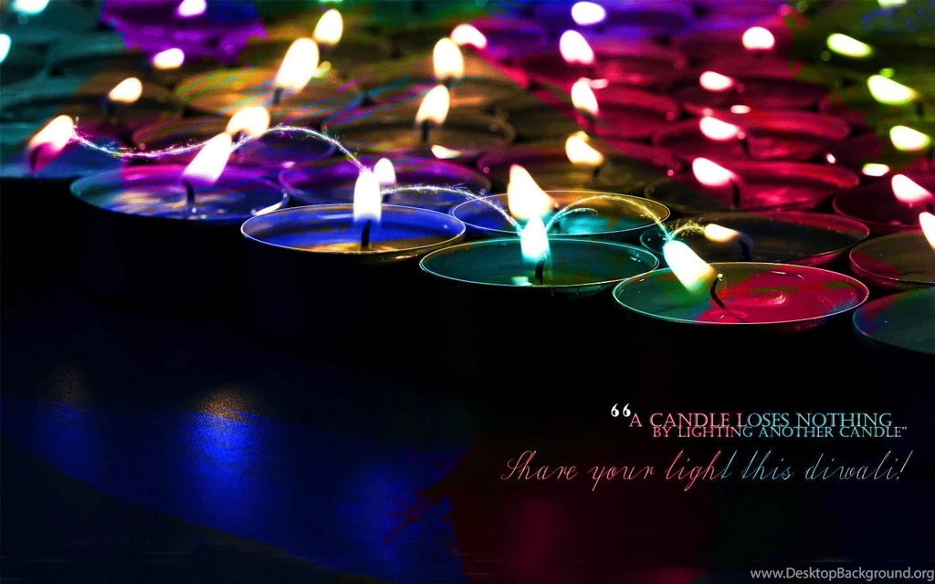 Happy Diwali Amazing Candles Hd Wallpapers
