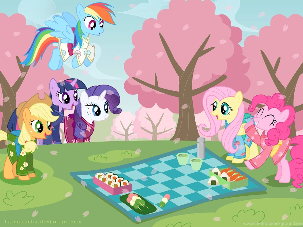 Ponies Go To Japan Natsu Matsuri Wallpaper By Baraniruchu On ...