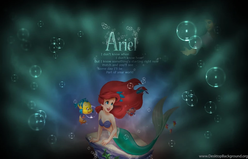 PSD+Me: Ariel   Part Of Your World   Wallpapers