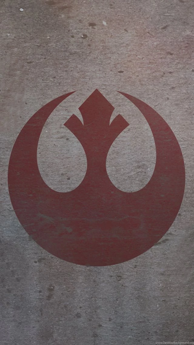 Rebel Alliance Logo iPhone 5 Wallpapers (640x1136)