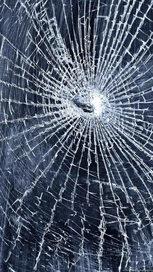 Cracked Black Screen Android Wallpapers