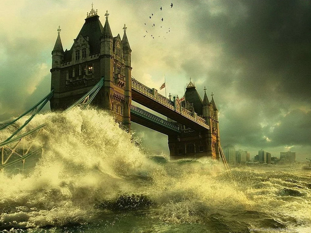 Bridge Under Water Wallpapers 3D Graphics Wallpapers Free ...