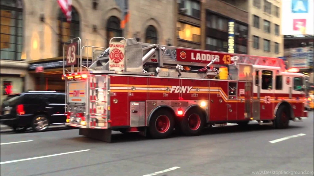 FDNY LADDER 43, ACTING 24, RESPONDING NEAR W. 31ST. ST. & 7TH AVE ...