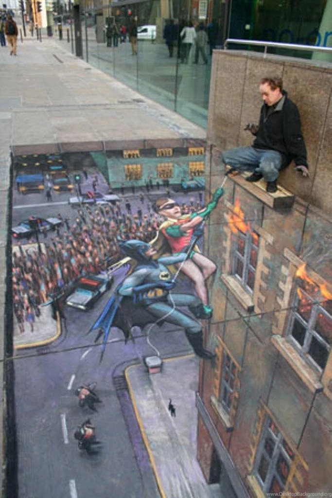 3D Street Art Illusions   Wallpaper.