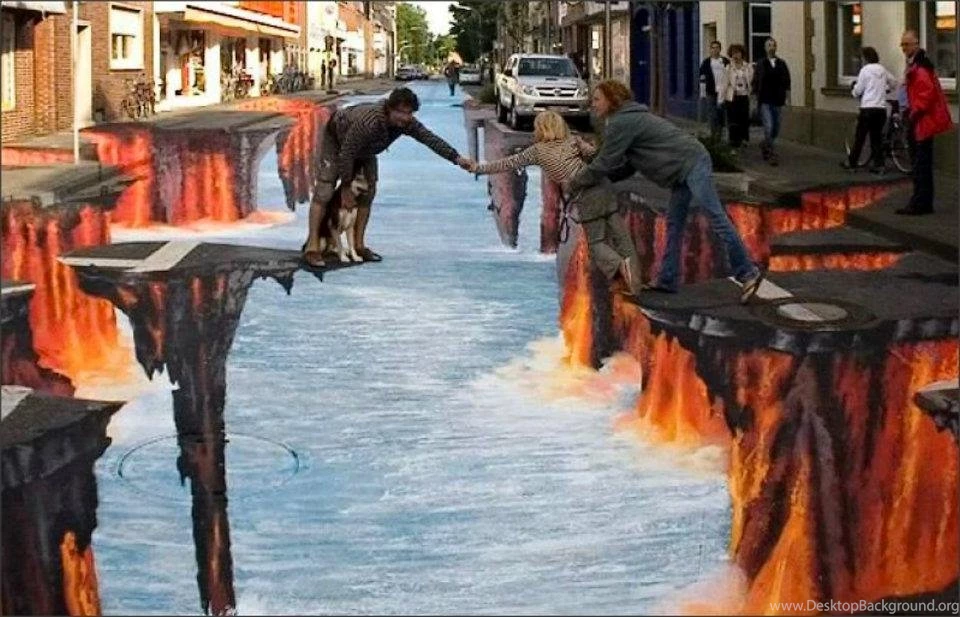 3D Street Illusions HD Wallpapers – Wallpaper202