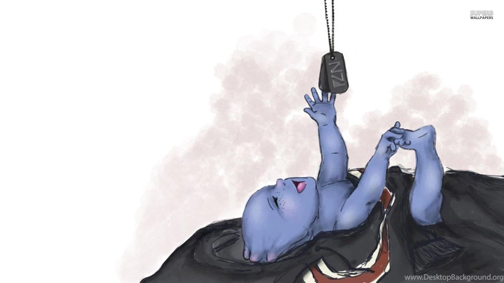 Liara And Commander Shepard's Baby Mass Effect : Desktop And ...