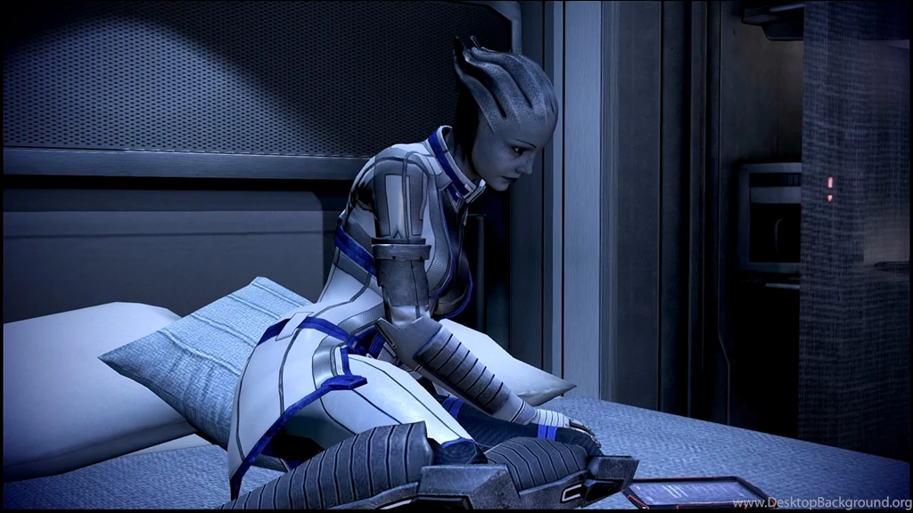 Mass Effect 3 Liara Studying Dreamscene By Droot1986 On DeviantArt