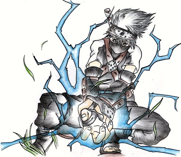 Kakashi First Chidori By MorgothPalantir On DeviantArt