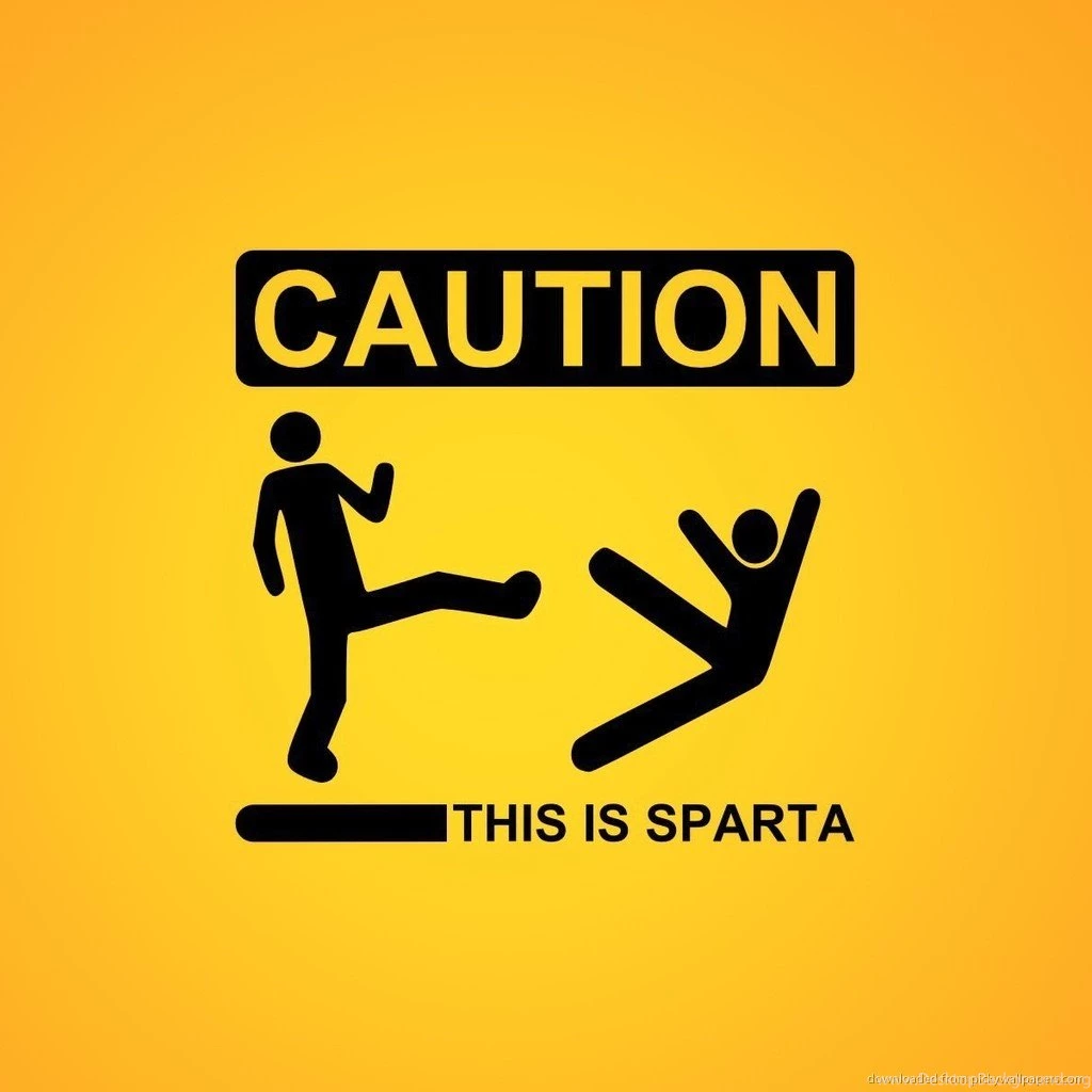 Download Caution This Is Sparta Wallpapers For IPad