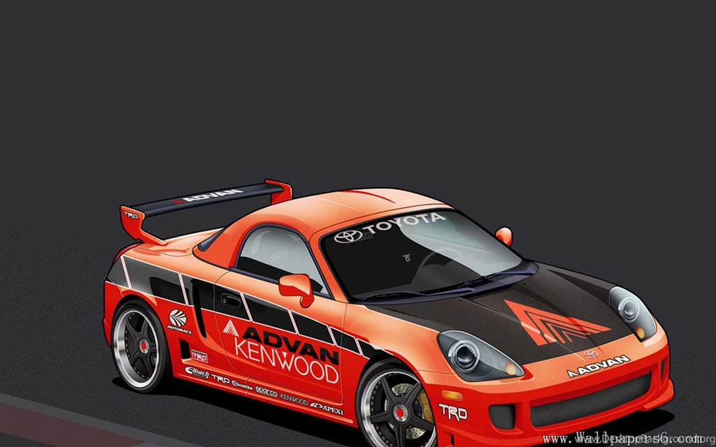 Toyota MR2 Vector Car － Auto Wallpapers   Free Download ...