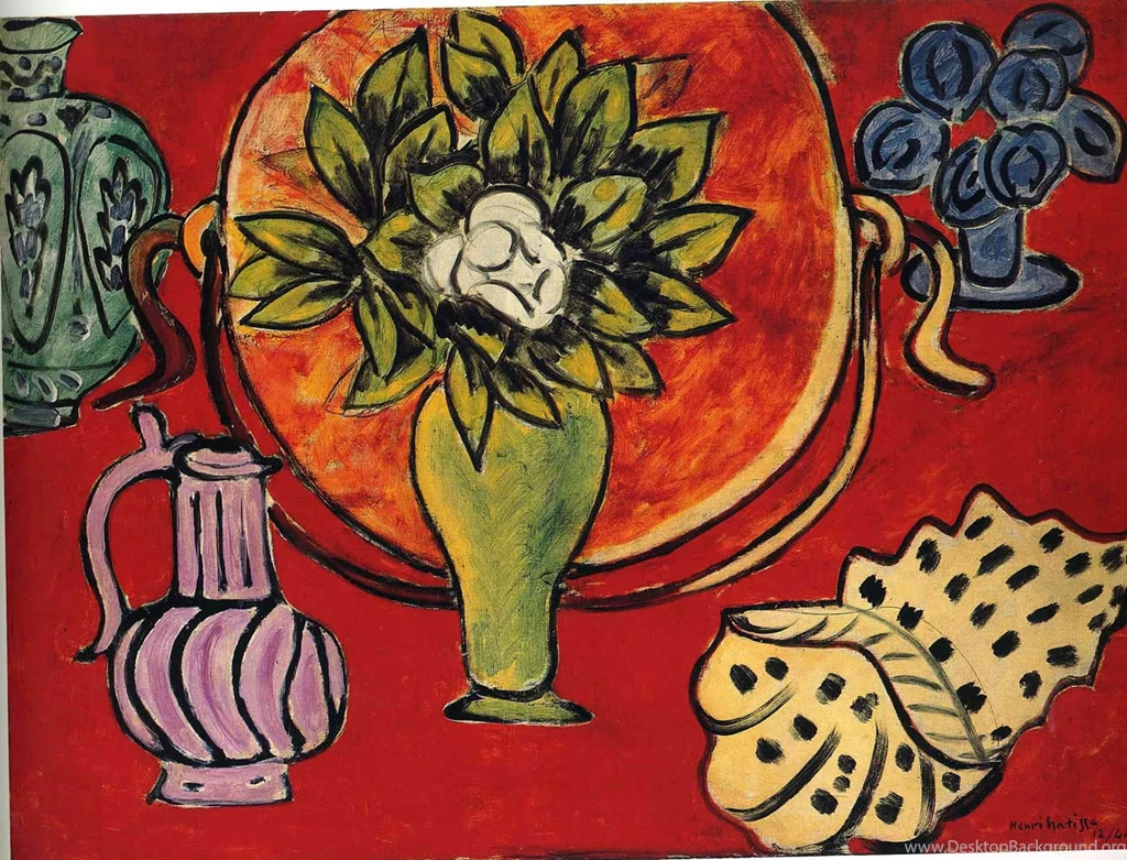 Still Life With Magnolia Henri Matisse Paintings Wallpapers Image