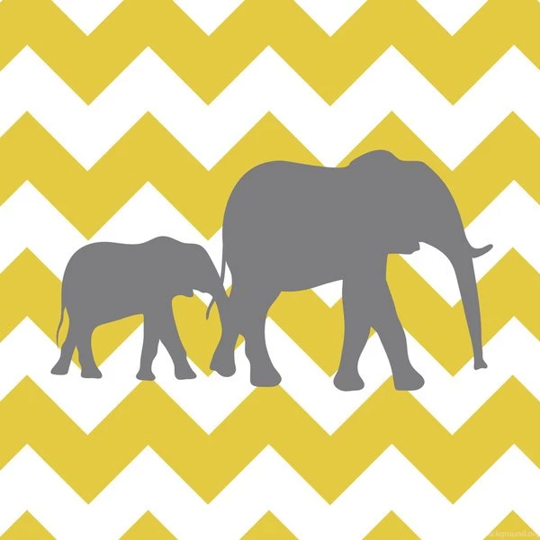 Yellow And Gray Chevron Border Clip Art (4854)