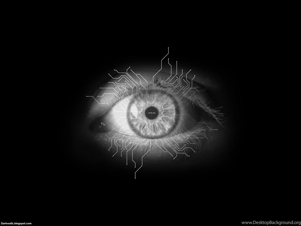 Scary Black Eyes Design Backgrounds