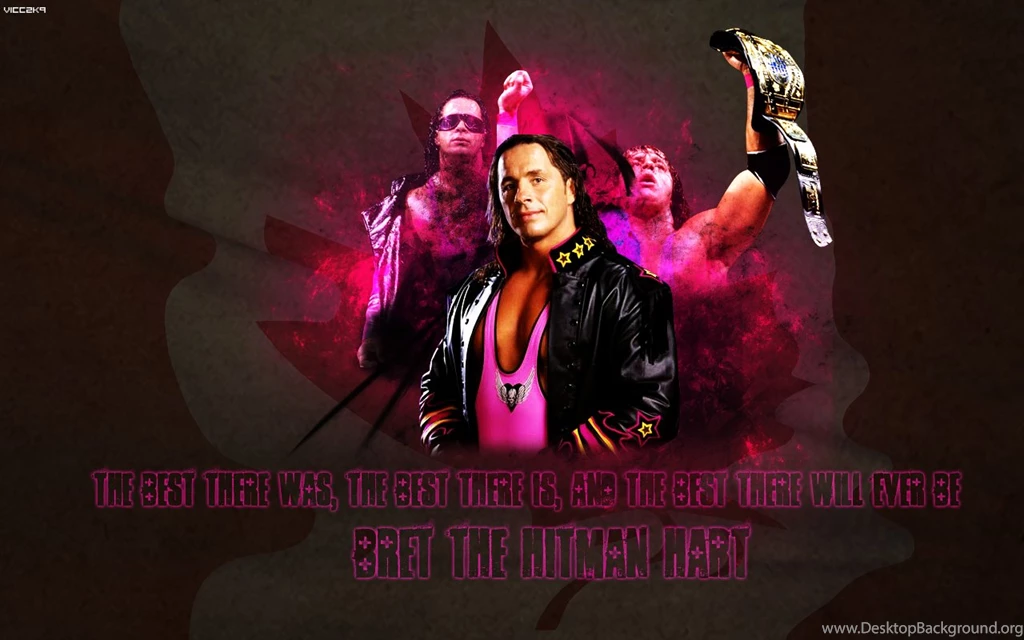 Bret Hart Bret " Hitman" Hart Wallpapers (19173853) Fanpop