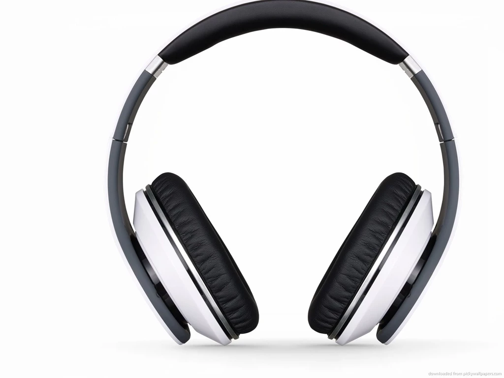 Download 1400x1050 Beats By Dre Studio White Front Wallpapers