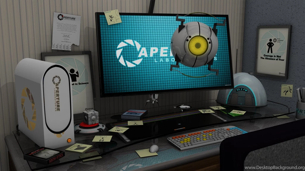 Portal Aperture Laboratories Turret Wallpapers