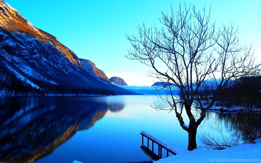 Incredible Winter Lake >> HD Wallpaper, Get It Now!