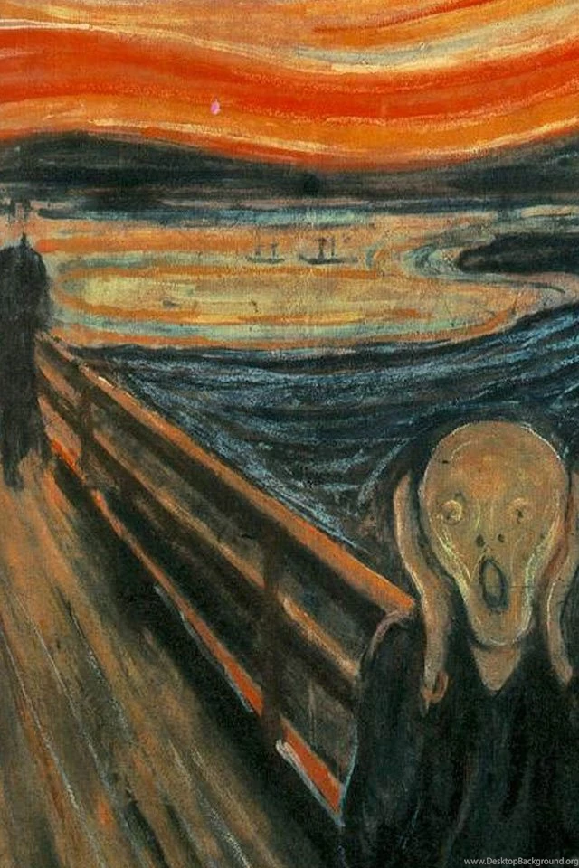 Apple iPhone 4 Series Skin   The Scream