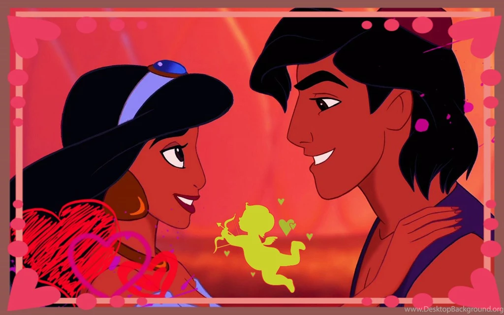 Aladdin And Jasmine Valentine Disney Wallpapers