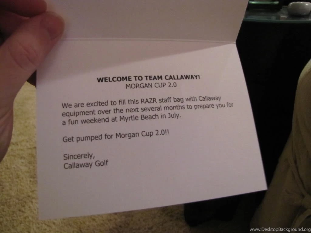 Callaway Staff Bags For Morgan Cup 2.0   Page 6