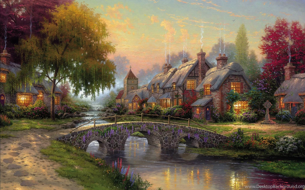 Thomas Kinkade Summer Wallpapers High Resolution