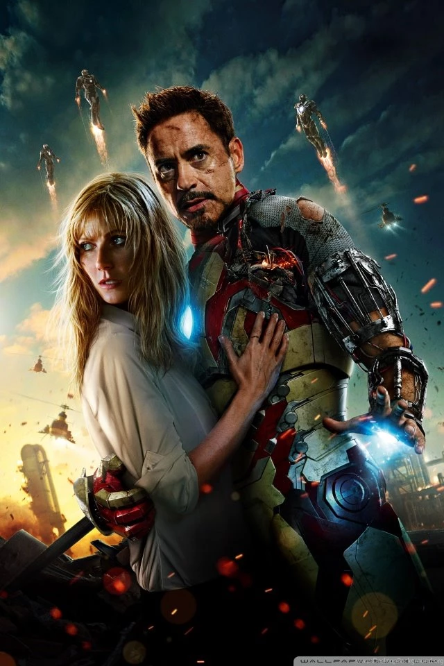 Iron Man 3 Tony Stark And Pepper Potts HD Desktop Wallpapers ...