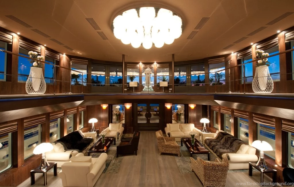 Motor Yacht Reborn – The Huge Atrium And Saloon Area 1024×654 ...