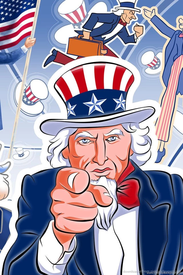 Download Uncle Sam Wants You Wallpapers For iPhone 4