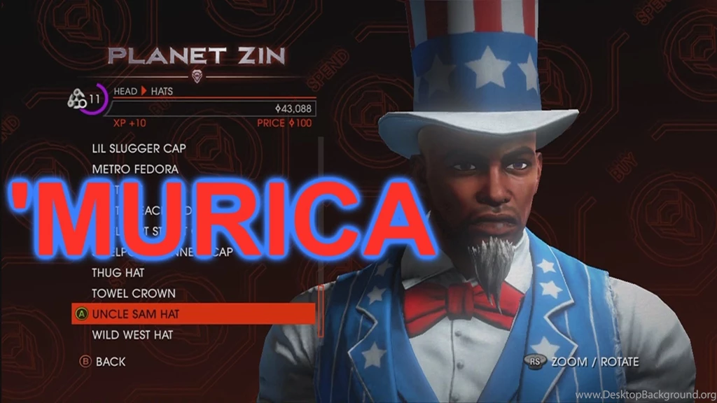 Saints Row 4: Uncle Sam Commander In Chief Pre Order Bonus YouTube