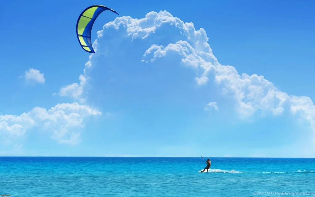 Kitesurfing Sea Sports Wallpapers HD Download For Desktop