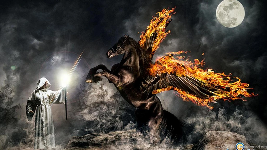 Pegasus In Flames (
