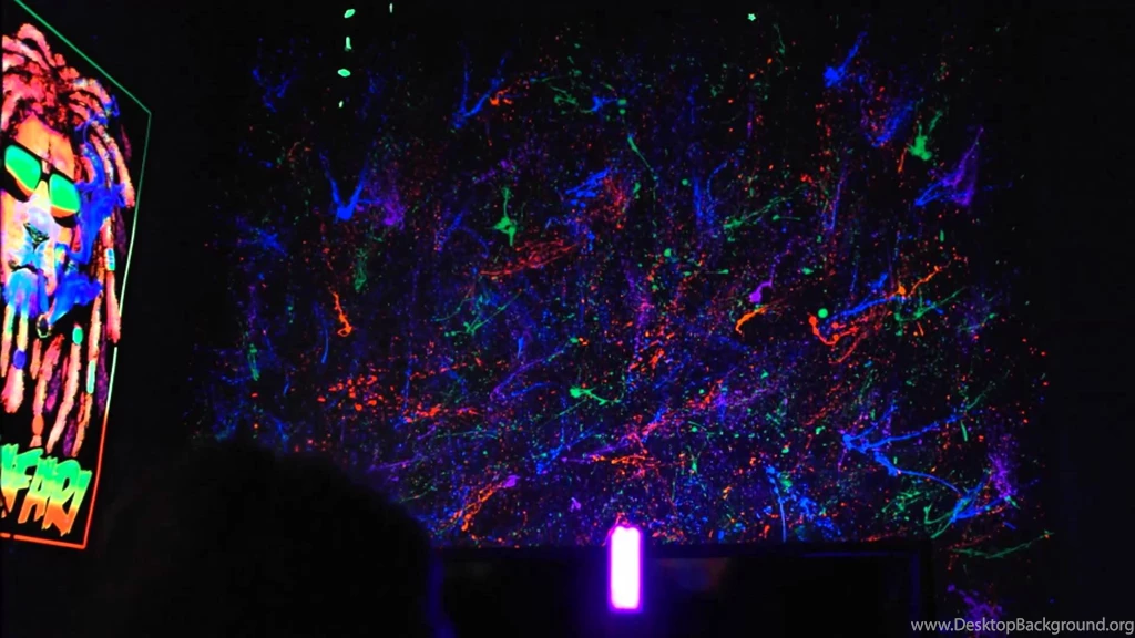 My Blacklight Room (Redecorated) + MORE YouTube