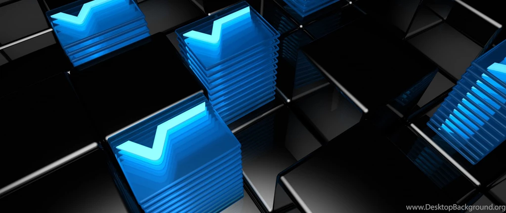 Download Wallpapers 2560x1080 Space, Shape, Blue, Black, Light ...