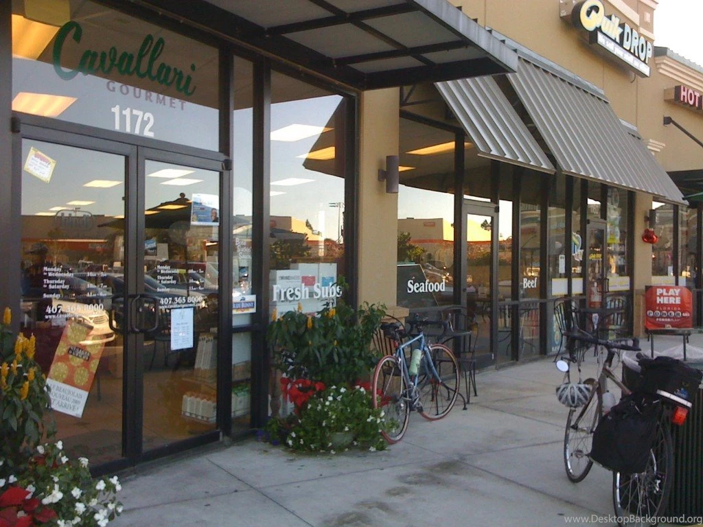 Cafe Exterior   Wallpaper.