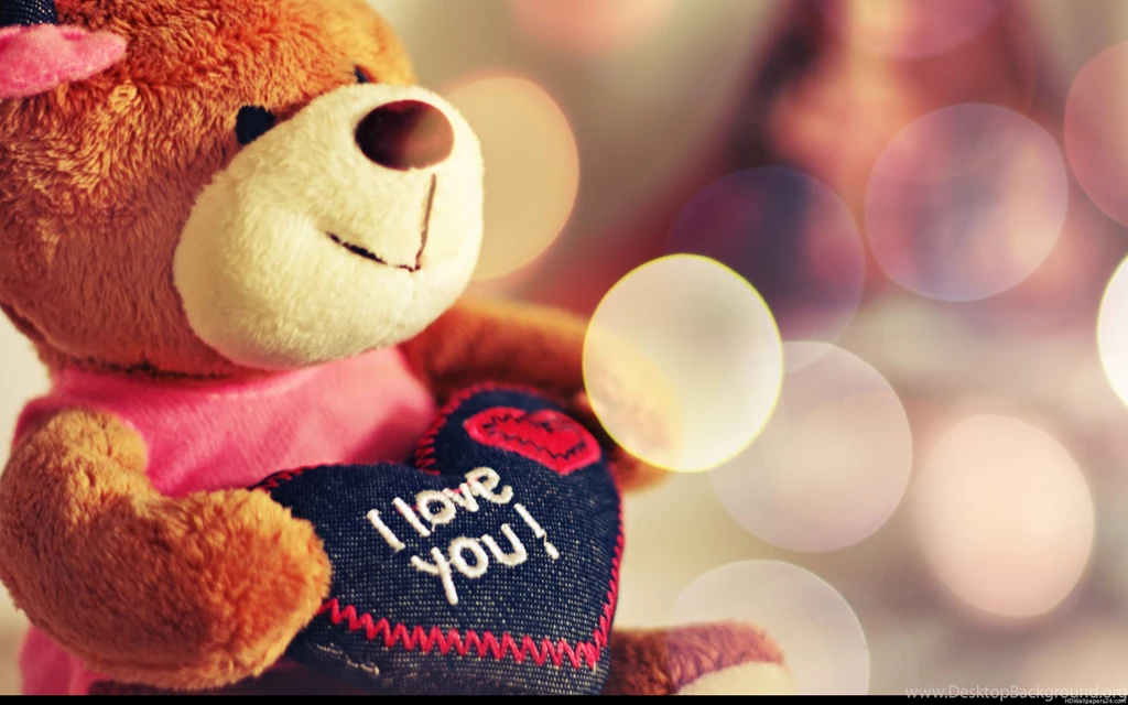 I Love You Teddy Bear Backgrounds