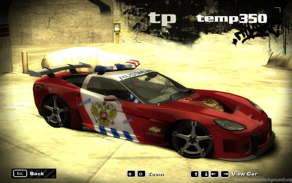 Wallpapers Need For Speed Most Wanted Nfs Corvette Z Policia Russa ...