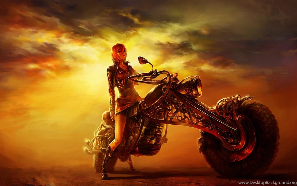 The Girl On A Motorcycle Steampunk Wallpapers And Images ...