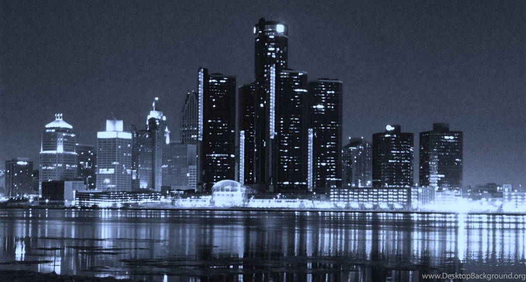 Detroit Skyline Wallpapers Wallpapers Cave