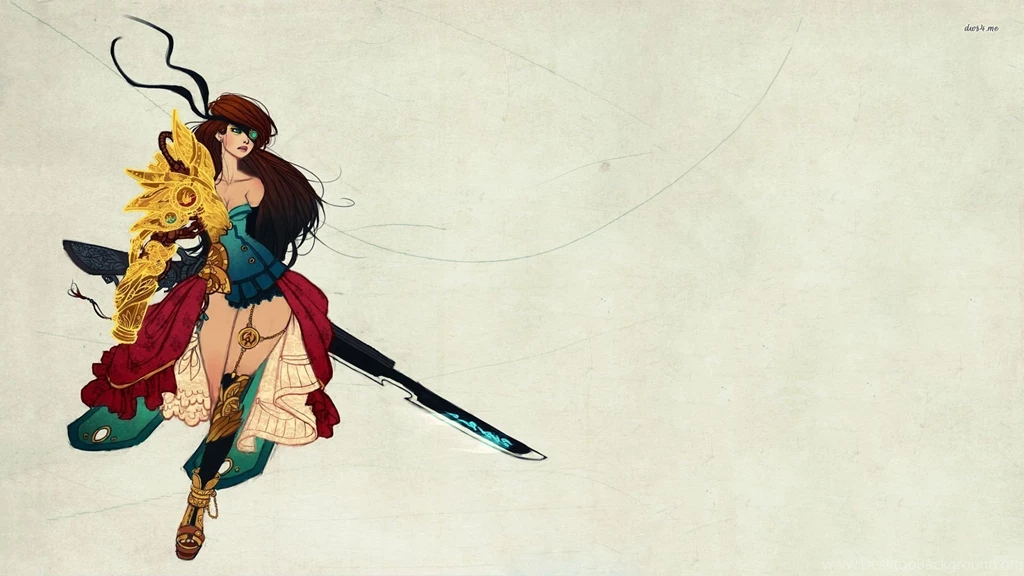 Steampunk Sword Girl Wallpapers » WallDevil   Best Free HD Desktop ...