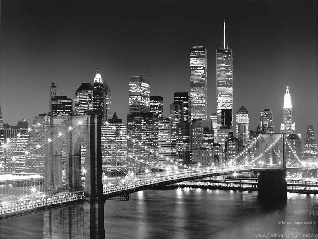 New York Black And White Skyline (id: 115243) – BUZZERG