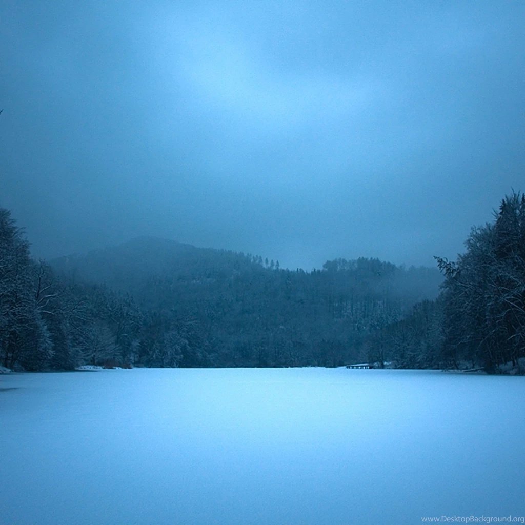 Download Wallpapers 2048x2048 Lake, Night, Frozen, Surface, Ice ...