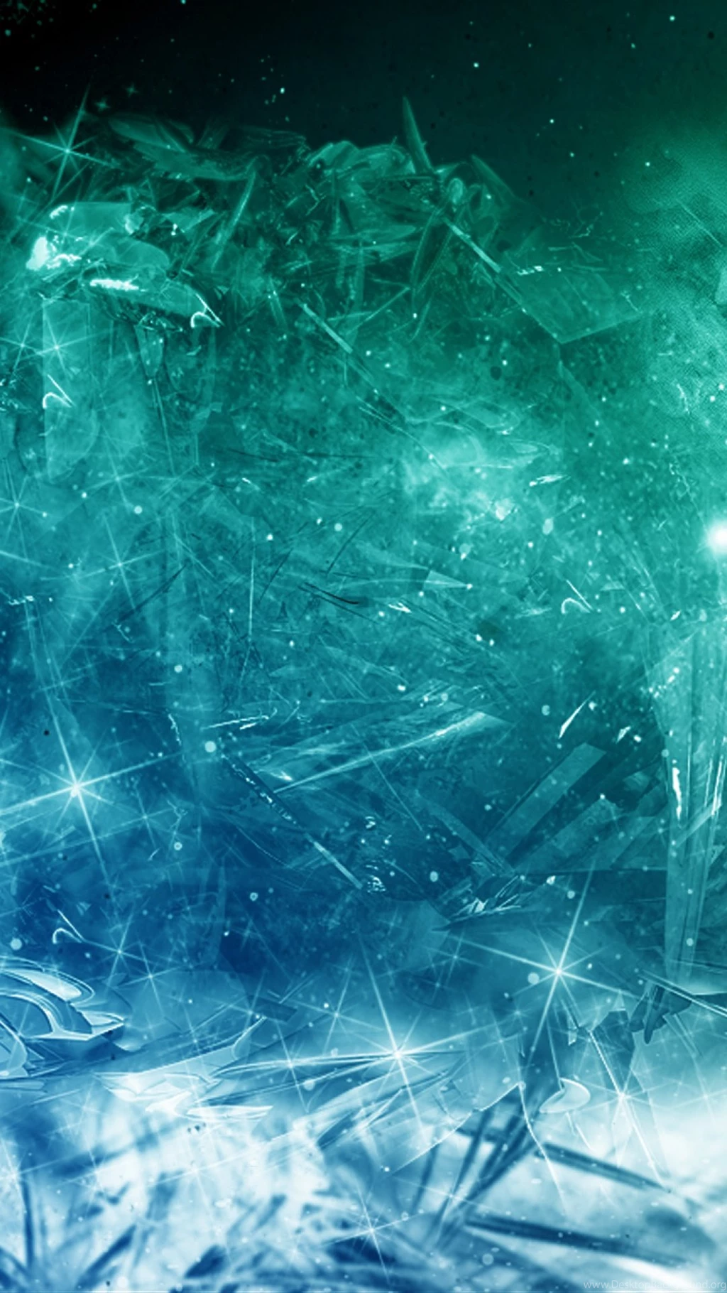 Green Blue Ice iPhone Wallpapers
