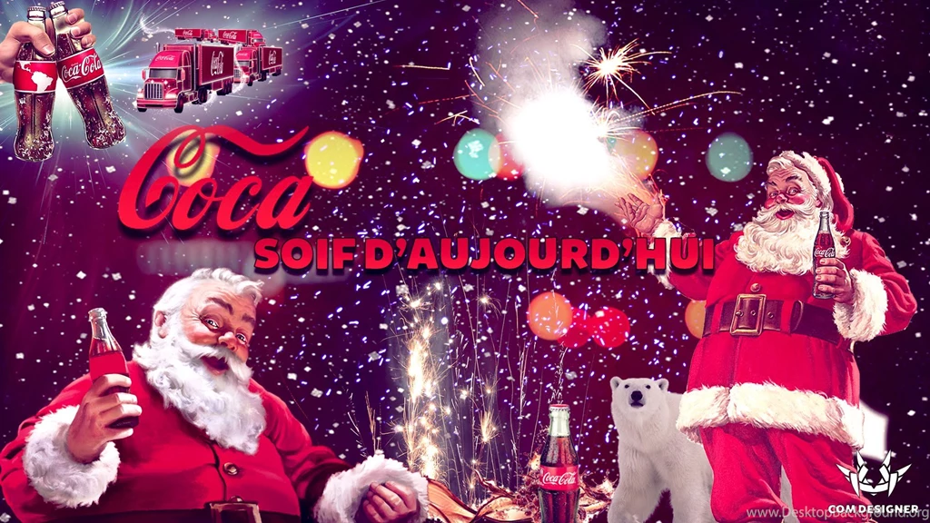 ★CocaCola XMas Wallpaper★ By COM (French) + Free Download!