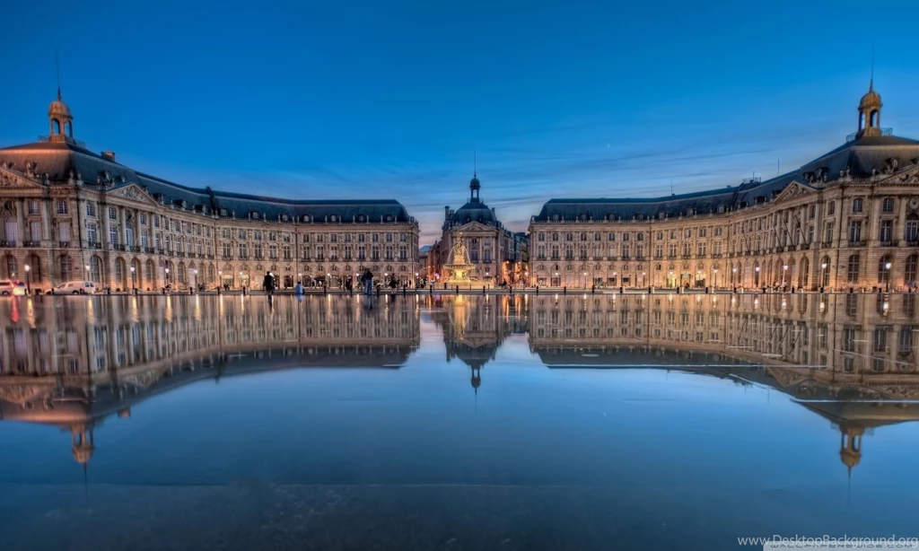 Place De La Bourse In Bordeaux, France HD Desktop Wallpapers : High ...
