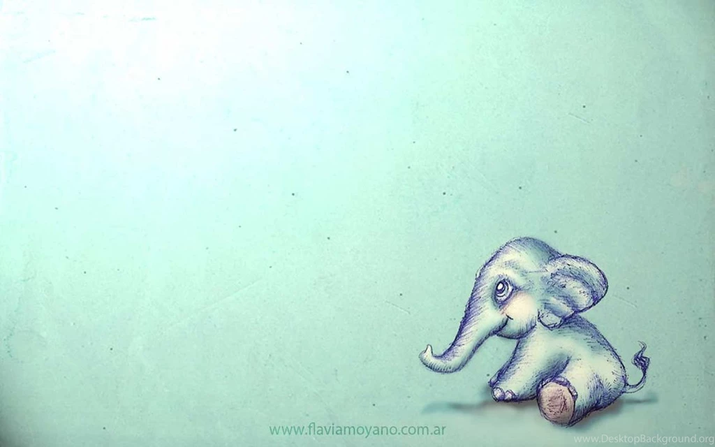Little Elephant Wallpapers 1280 X 800 By SeeTheMagic On DeviantArt