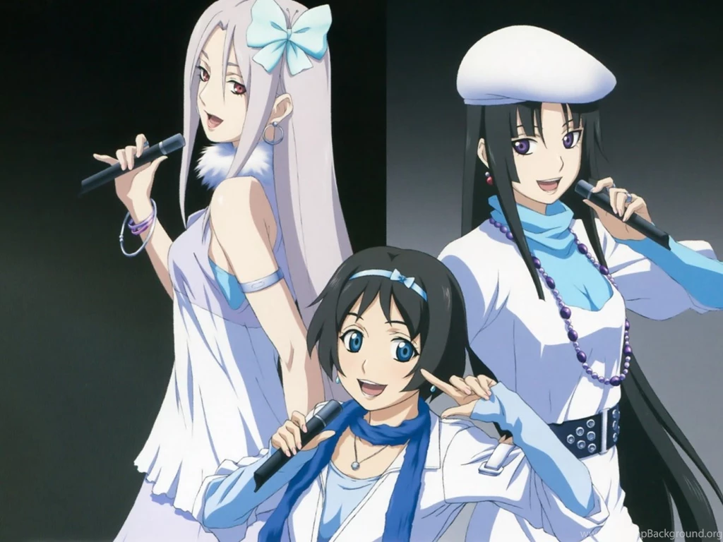 Download Wallpapers 1280x960 Anime, Girl, Song, Smile, Microphone ...