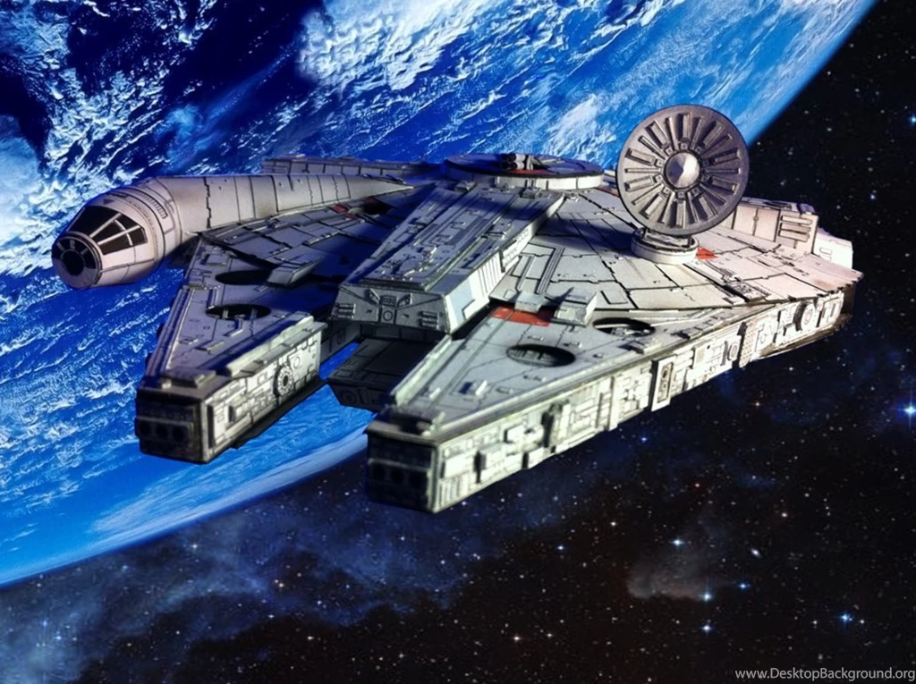Papercraft Millennium Falcon With Backgrounds By Ohnhai On DeviantArt