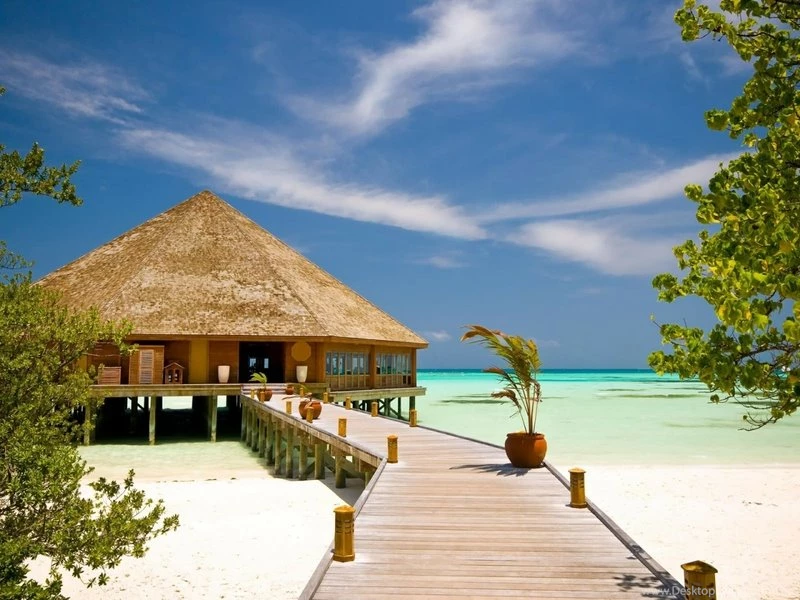 Ocean,nature Ocean Nature Hut Peaceful 2560x1920 Wallpapers ...
