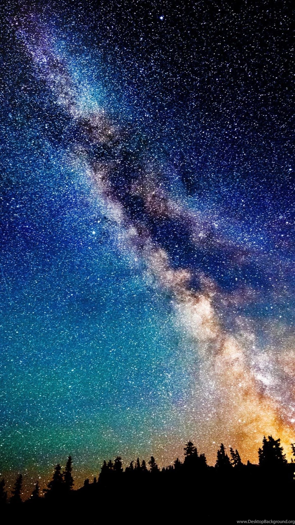 Landscapes Outer Space Night Stars Milky Way Skies Wallpapers