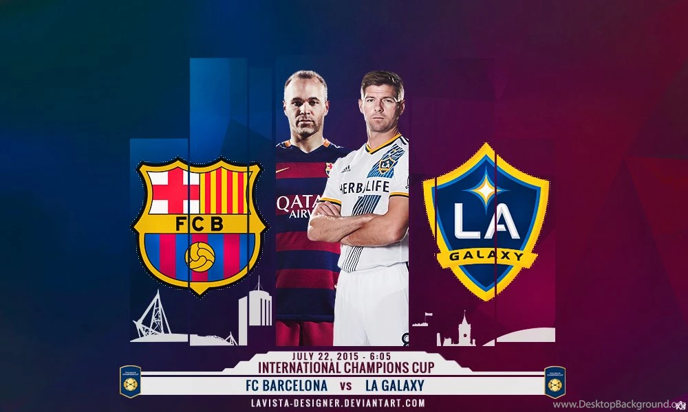 Fc Barcelona LA Galaxy Champions Cup 2015 By LaVista Designer ...